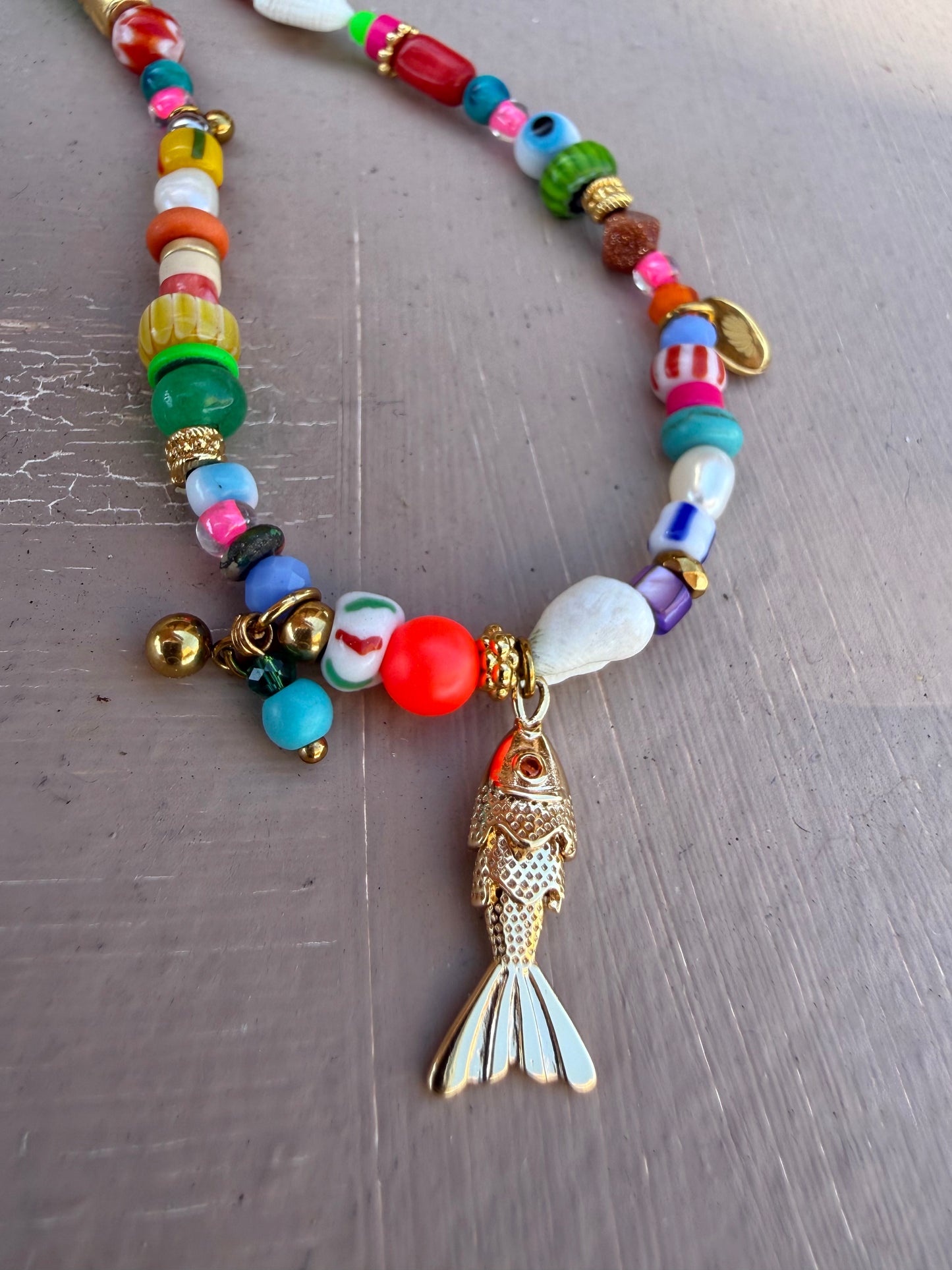 Psaraki Charm Necklace