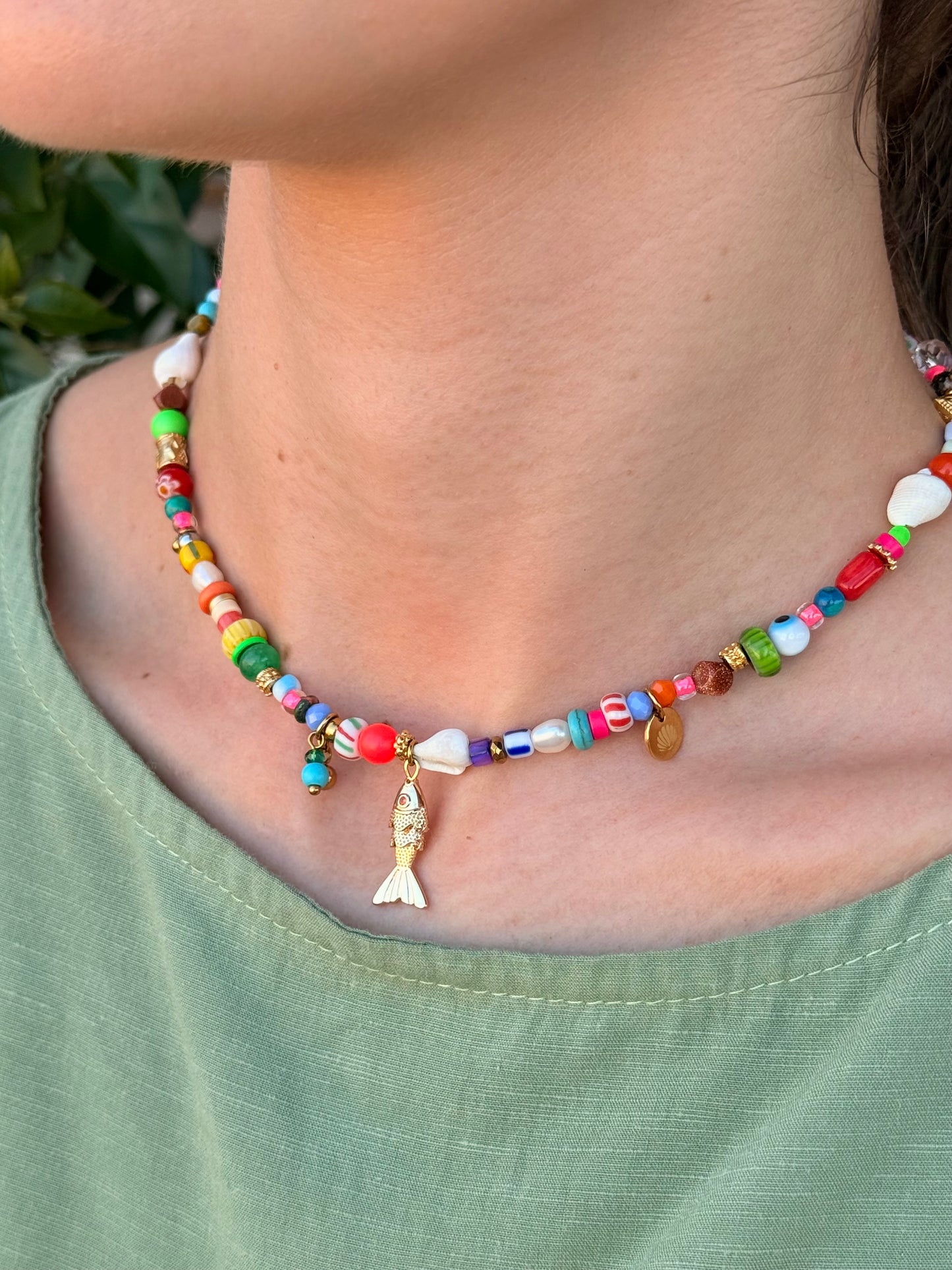 Psaraki Charm Necklace