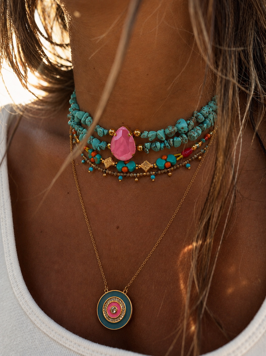 Pink Tide Choker
