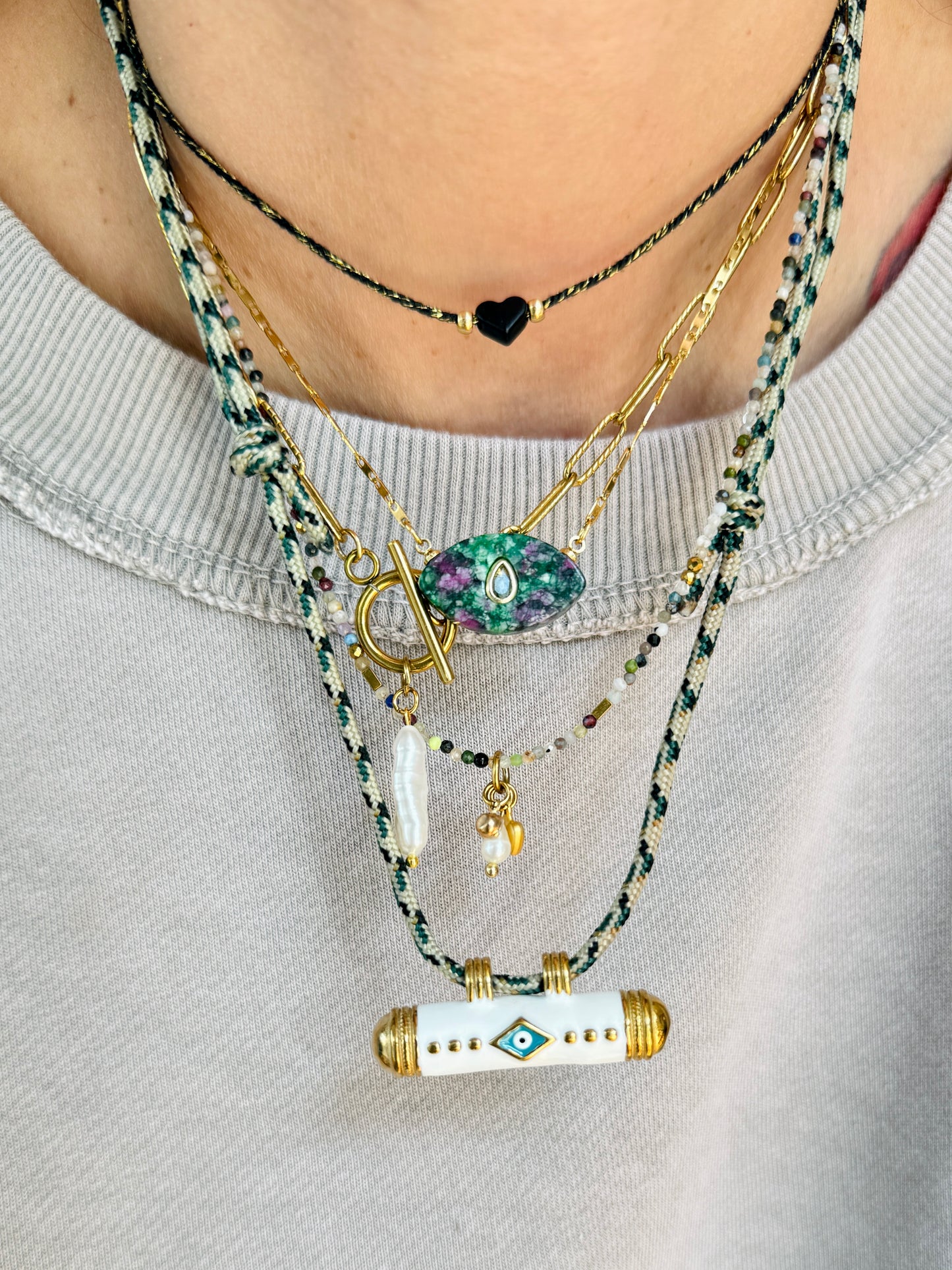 Mystic Layers Collection - Layered Charm Necklaces