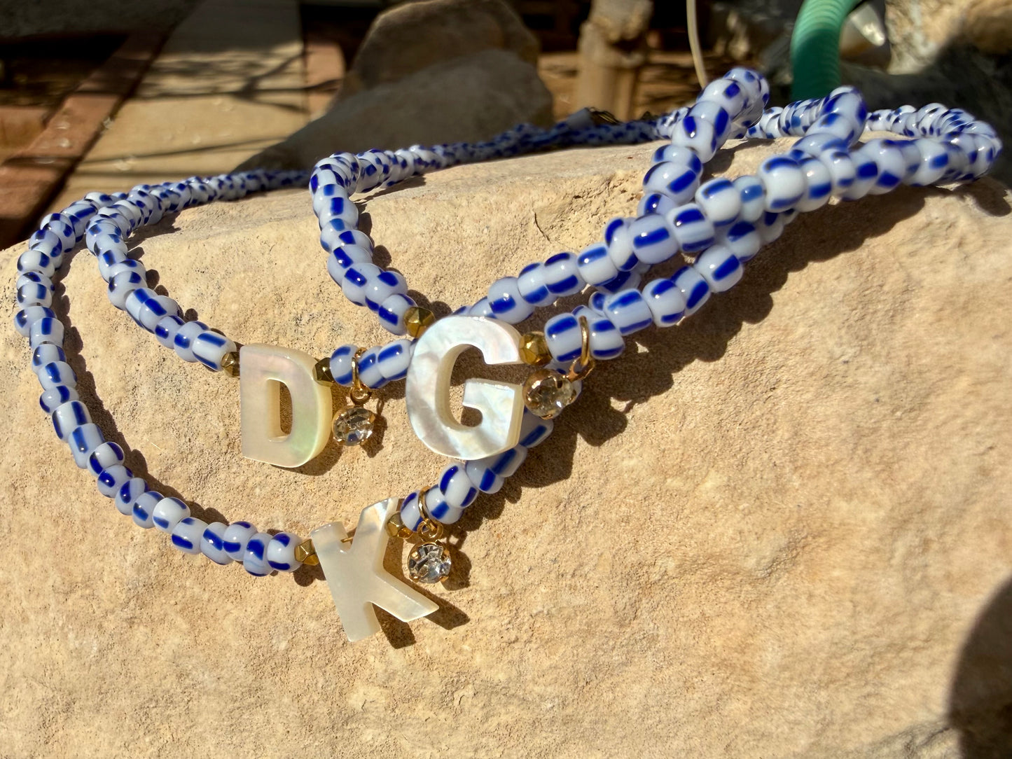 Aegean Initial Necklace