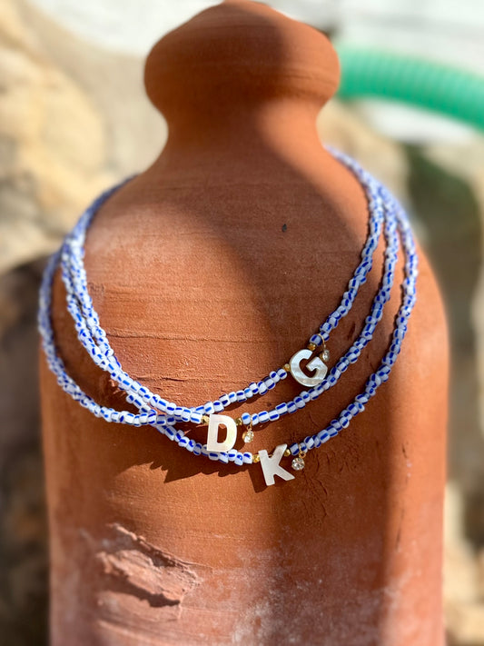 Aegean Initial Necklace