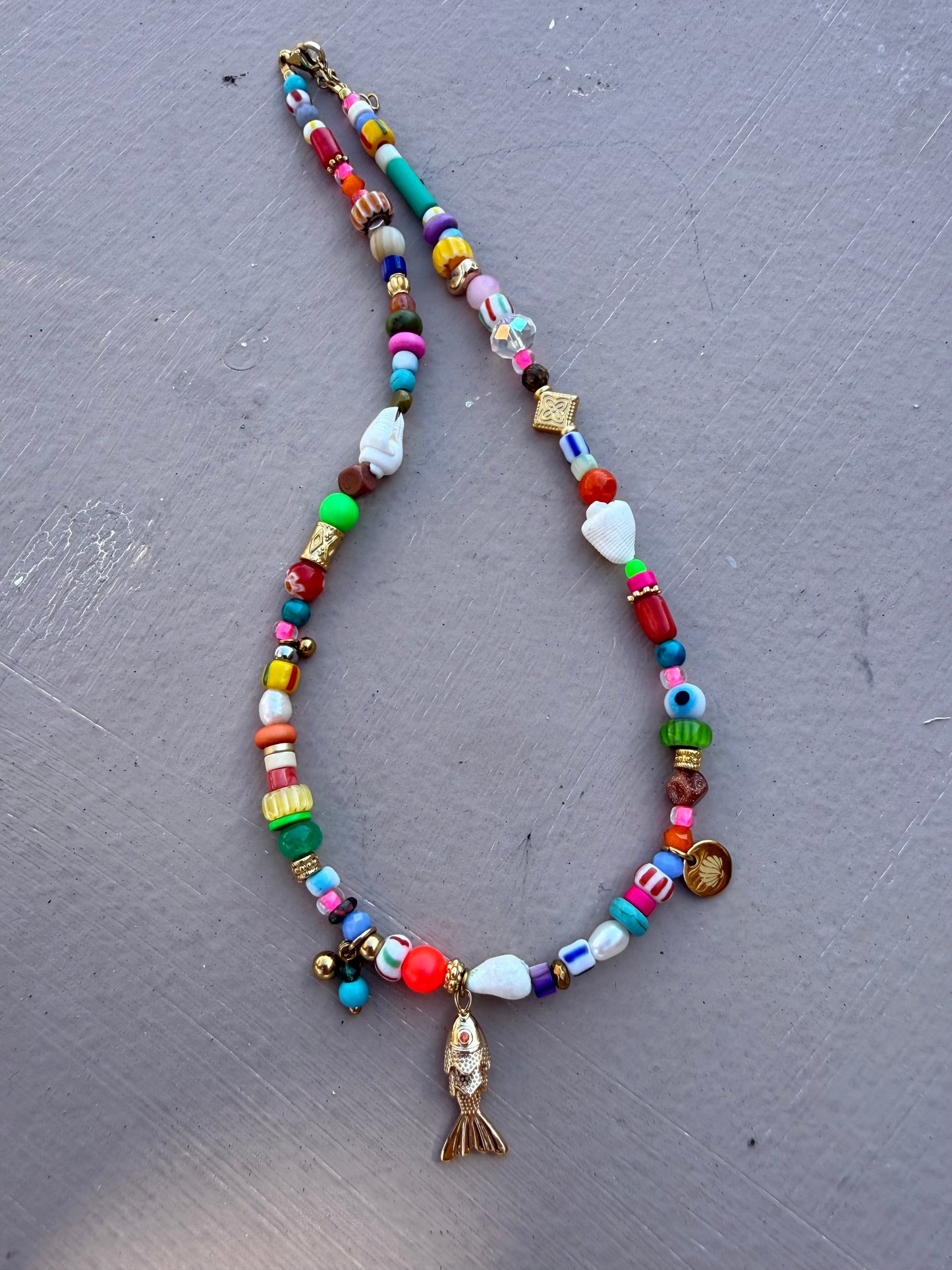 Psaraki Charm Necklace